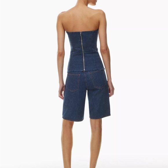 Aritzia Denim Forum 90s Denim Tube Top - Picture 7 of 9